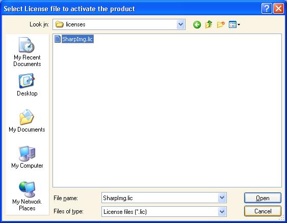 Activate Product Dialog Box